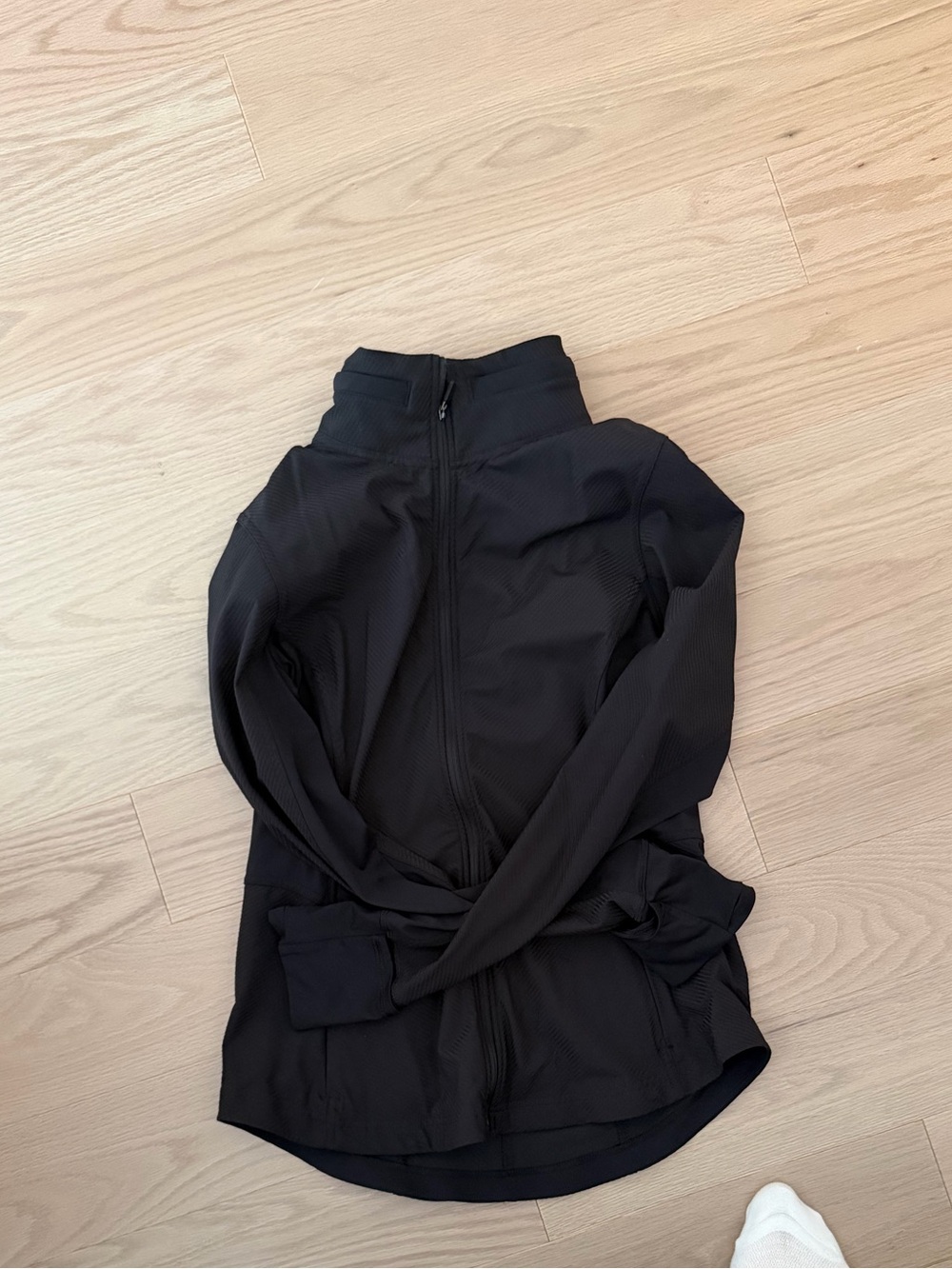 Women's Black Textured Define Jacket